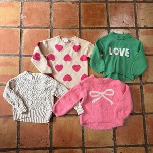 Girls’ Sweater Bundle - 2T-4T